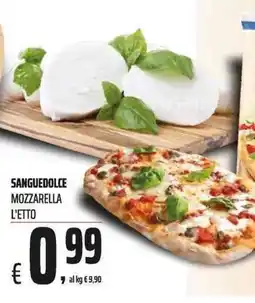 Coop Sanguedolce Mozzarella offerta