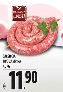 Coop Salsiccia tipo zampina offerta