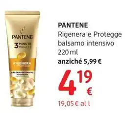 dm drogerie markt Pantene Rigenera e Protegge balsamo intensivo offerta