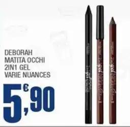 Splendidi e Splendenti Deborah matita occhi 2in1 gel offerta