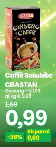 Prix Quality Caffè Solubile Crastan Ginseng offerta