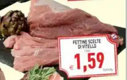 Supermercati Agorà Fettine scelte di vitello offerta