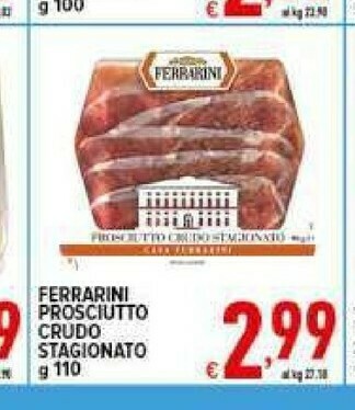 Iper Triscount Prosciutto crudo offerta