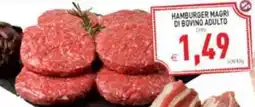 Supermercati Agorà Hamburger magri di bovino adulto offerta