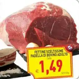 Supermercati Agorà Fettine sceltissime padella di bovino adulto offerta