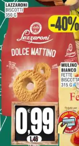 Vicino a te supermercati Lazzaroni Biscotti offerta