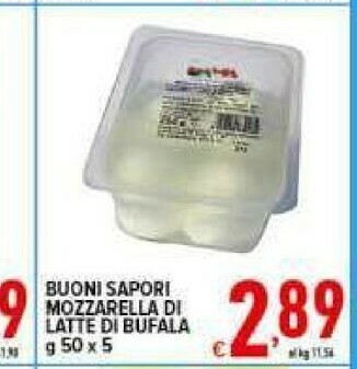 Iper Triscount Mozzarella di bufala offerta