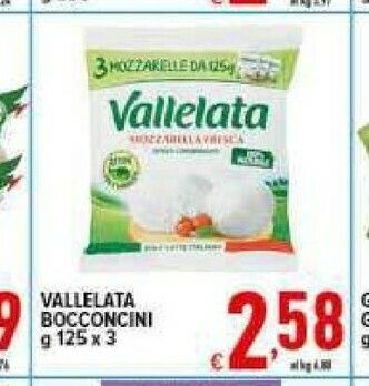 Iper Triscount Mozzarella offerta