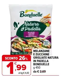 Iperal Melanzane e zucchine grigliate natura in padella Bonduelle offerta