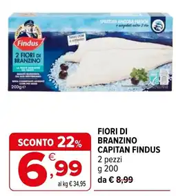 Iperal Fiori di branzino capitan findus offerta