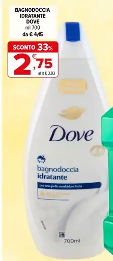 Iperal Dove bagnodoccia idratante offerta
