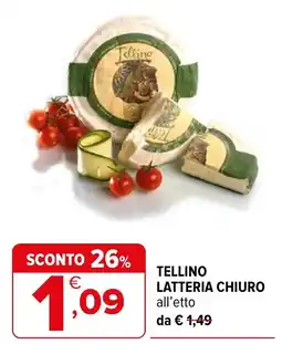 Iperal Tellino Latteria Chiuro offerta