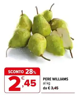 Iperal Pere Williams offerta