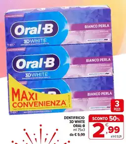 Iperal Dentifricio 3D White Oral-B offerta