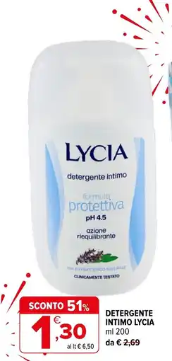 Iperal Detergente intimo Lycia offerta