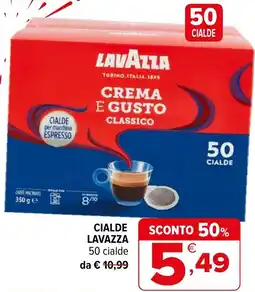 Iperal Cialde Lavazza Crema e Gusto Classico offerta