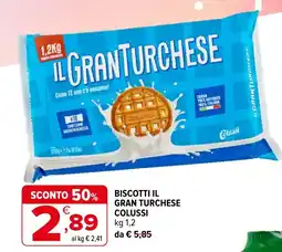 Iperal Biscotti il gran turchese Colussi offerta