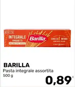 Iper Tosano Barilla Pasta integrale assortita offerta
