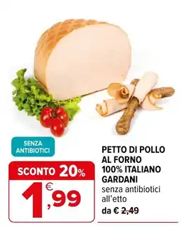 Iperal Pettro di pollo al forno Gardani offerta
