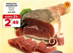 Iperal Prosciutto Toscano DOP offerta