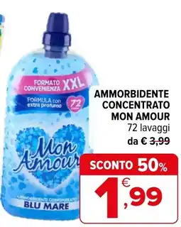 Iperal Ammorbidente concentrato Mon Amour offerta