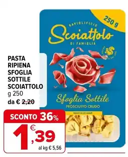 Iperal Scoiattolo sfoglia sottile prosciutto crudo offerta