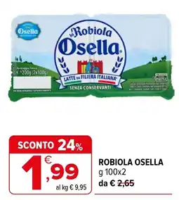 Iperal Robiola Osella offerta