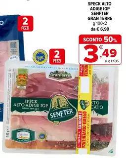 Iperal Speck Alto Adige IGP Senfter offerta