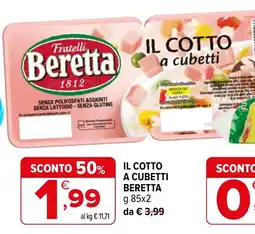 Iperal Il cotto a cubetti Beretta offerta