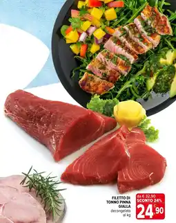 Iperal Filetto di tonno pinna gialla offerta