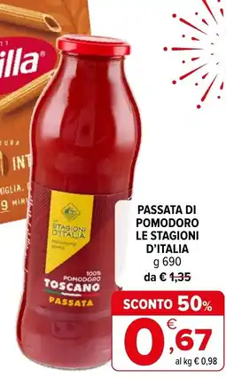 Iperal Passata Toscana Le Stagioni d'Italia offerta