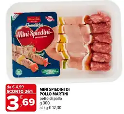 Iperal Mini spiedini di pollo Martini offerta