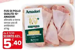 Iperal Fusi di pollo Amadori offerta