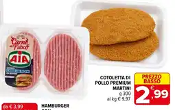 Iperal Cotoletta di pollo premium Martini offerta