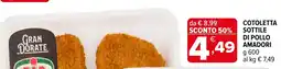 Iperal Cotoletta sottile di pollo Amadori offerta