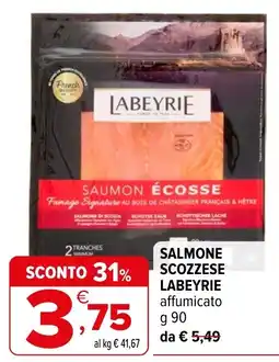 Iperal Salmone scozzese Labeyrie affumicato offerta