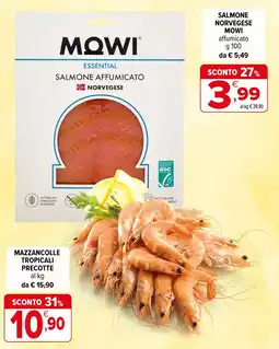 Iperal Salmone affumicato norvegese Mowi offerta