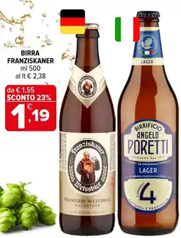 Iperal Birra Franziskaner offerta