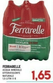 Gran Risparmio Acqua minerale effervescente naturale offerta