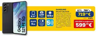 Euronics Proximus galaxy s21 fe 5g 16,3 cm (6.4") doppia sim android 11 usb tipo-c 128 gb 4500 mah nero offerta