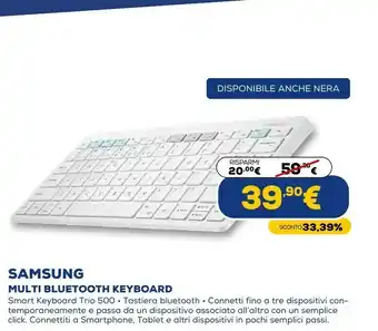 Euronics Multi bluetooth keyboard offerta