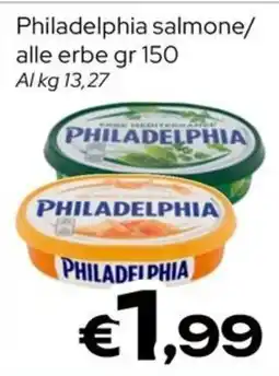 MAX Supermercati Philadelphia salmone/alle erbe offerta