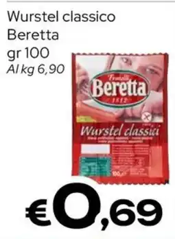 MAX Supermercati Wurstel classico Beretta offerta