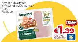MAX Supermercati Amadori Arrosto di Fesa di Tacchino offerta