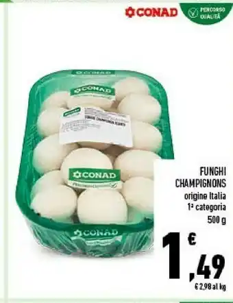 Conad City Funghi champignons offerta