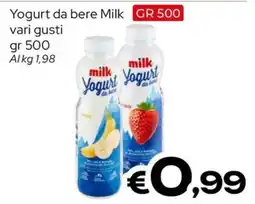 MAX Supermercati Yogurt da bere Milk offerta