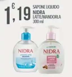 Iper Romagnolo Sapone liquido Nidra latte/mandorla offerta