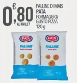 Iper Romagnolo Palline di mais Pata Gusto Pizza offerta