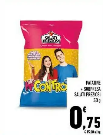 Conad City Patatine + sorpresa 50 g offerta
