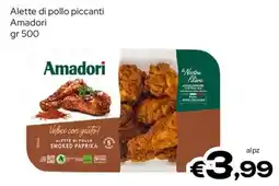 MAX Supermercati Alette di pollo piccanti Amadori offerta